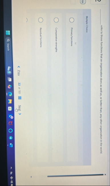 q , refer to those functions that an organization