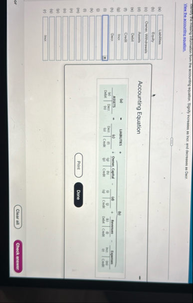 Identify the missing information from the
