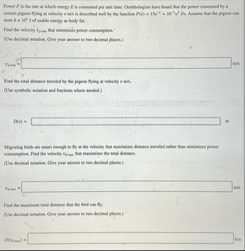 Power P is the rate at which encrgy E is consumed