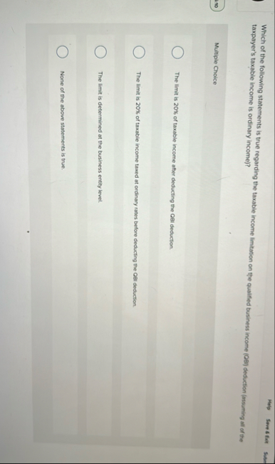 Help Sove 4 fint Which of the following