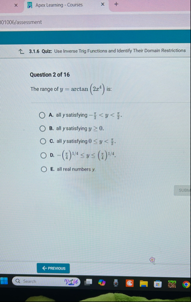 Apex Learning - Courses 0 1 0 0 6 / assessment 3
