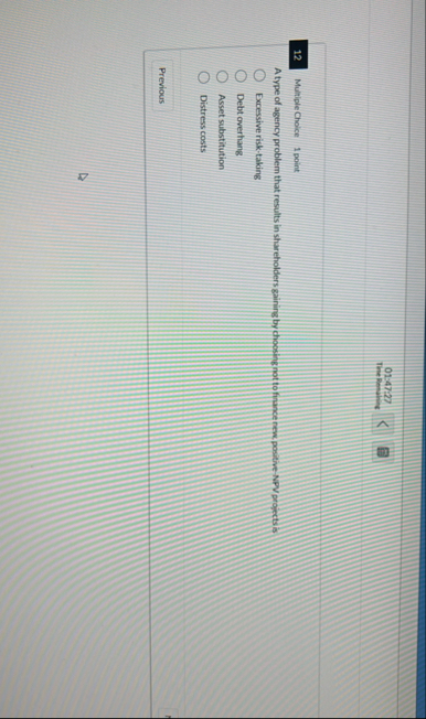 0 1 : 4 7 : 2 7 The Respling 1 2 Multiple Choice