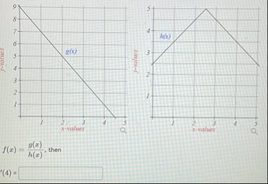 f ( x ) = g ( x ) h ( x ) , then ( 4 ) =