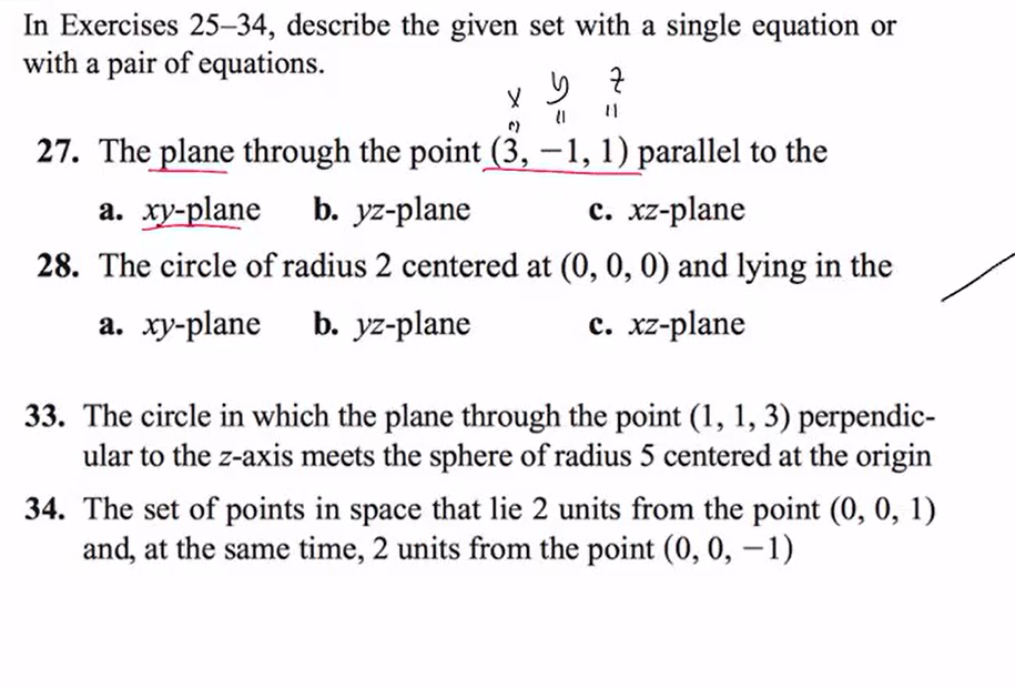 I n Exercises 2 5 - 3 4 , describe the given set