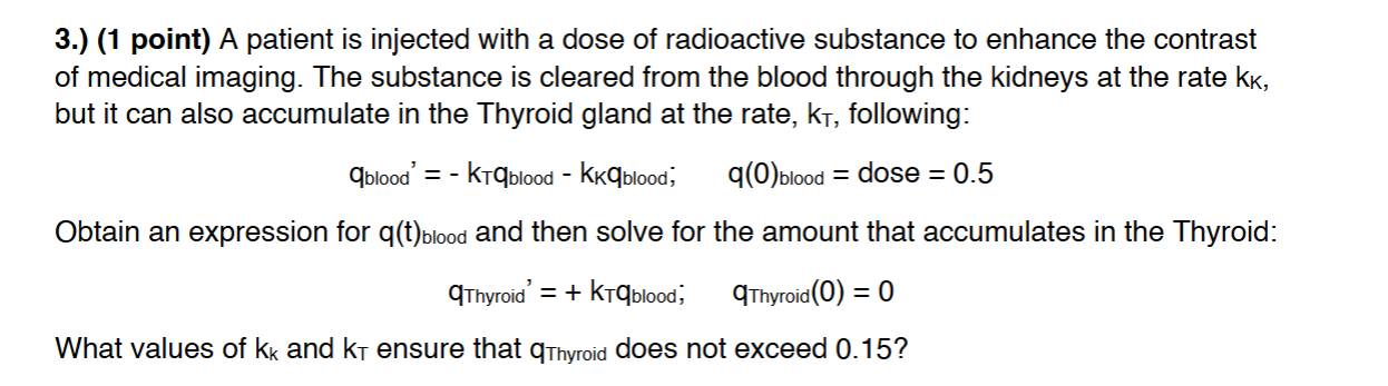 A patient is injected with a dose of radioactive
