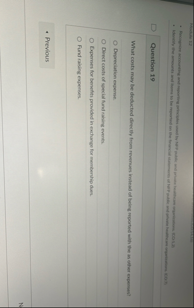 Module 1 2 Recognize accounting and reporting