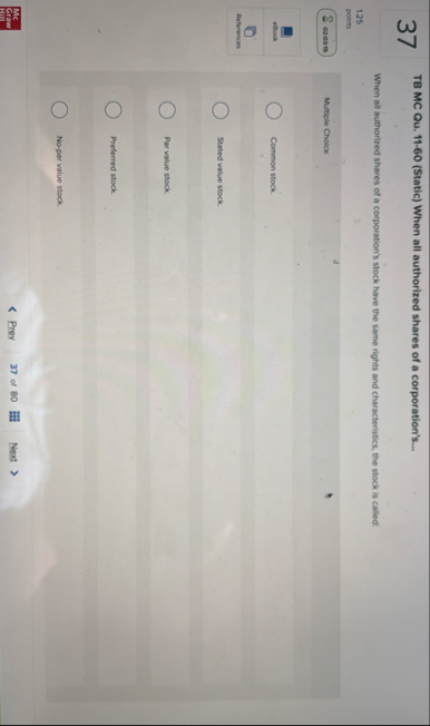 3 7 TB MC Qu . 1 1 - 6 0 ( Static ) When all