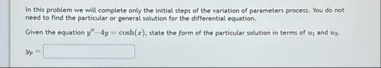 In this problem we will complete only the initial