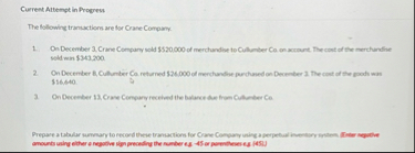 Current Altempt in Progress The following