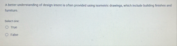 A better understanding of design intent is often