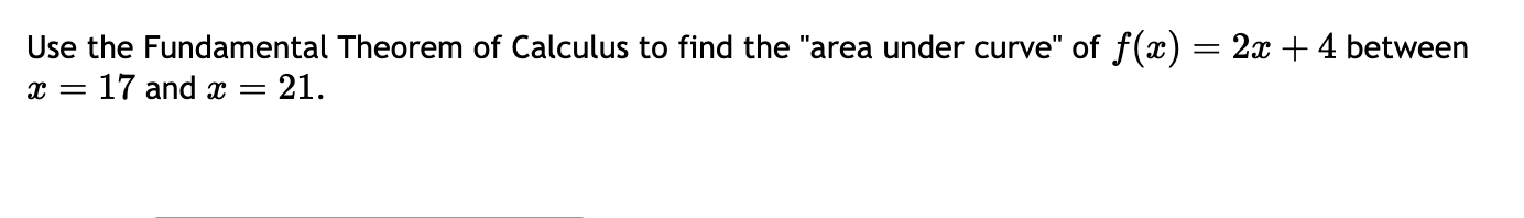 Use the Fundamental Theorem o f Calculus t o find