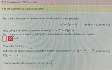 1 of the answers is NOT correct. 4 of the