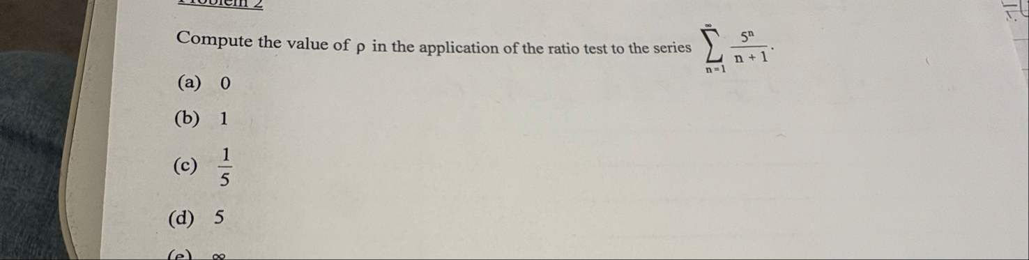 Compute the value of in the application of the