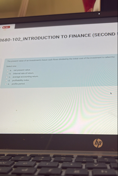 CBers 3 6 8 0 - 1 0 2 _ INTRODUCTION TO FINANCE (