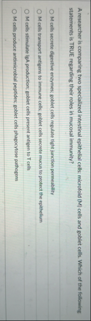 A researcher is comparing two specialized