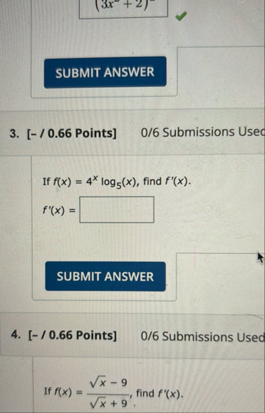[ - / 0 . 6 6 Points ] 0 / 6 Submissions Usec If