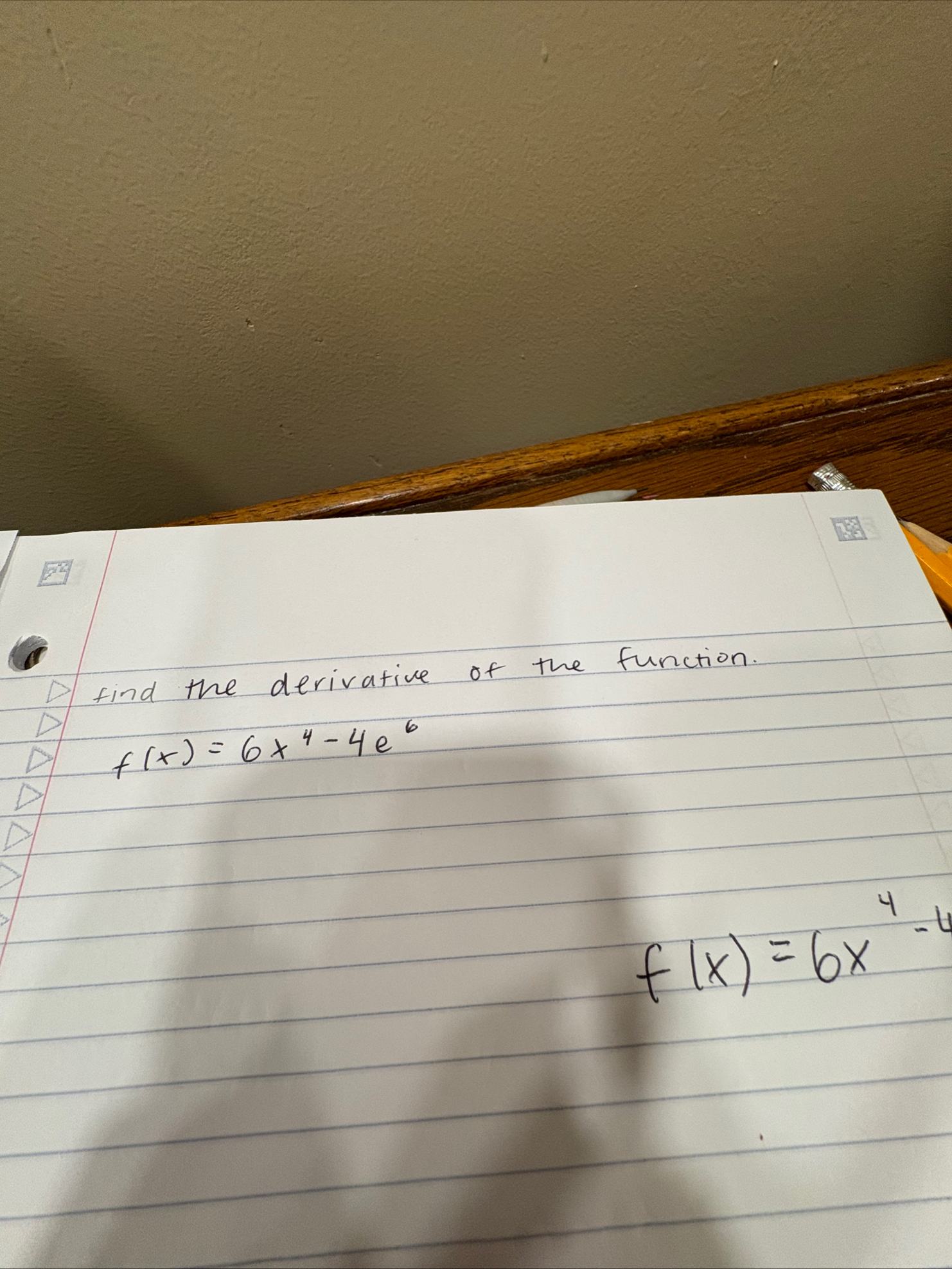 D find the derivative of the function. f ( x ) =