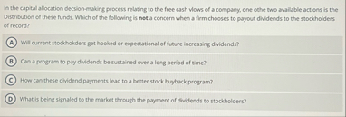 In the capital allocation decsion - making