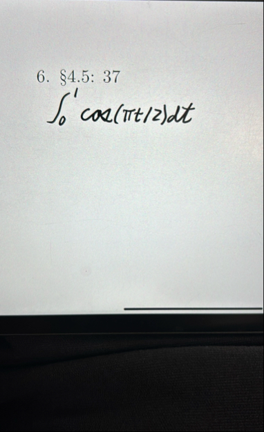 4 . 5 : 3 7 0 1 c o s ( t 2 ) d t