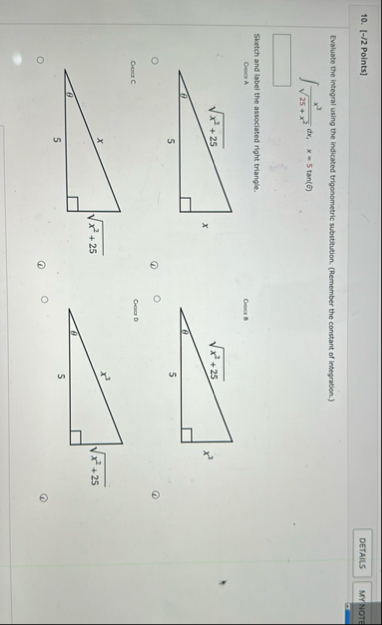 [ - / 2 Points ] DETAILS MY NOT Evaluate the