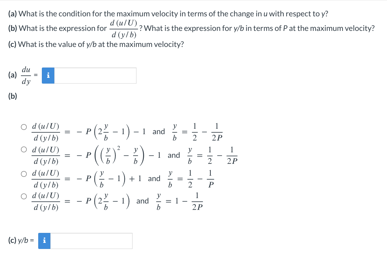 ( a ) What i s the condition for the maximum