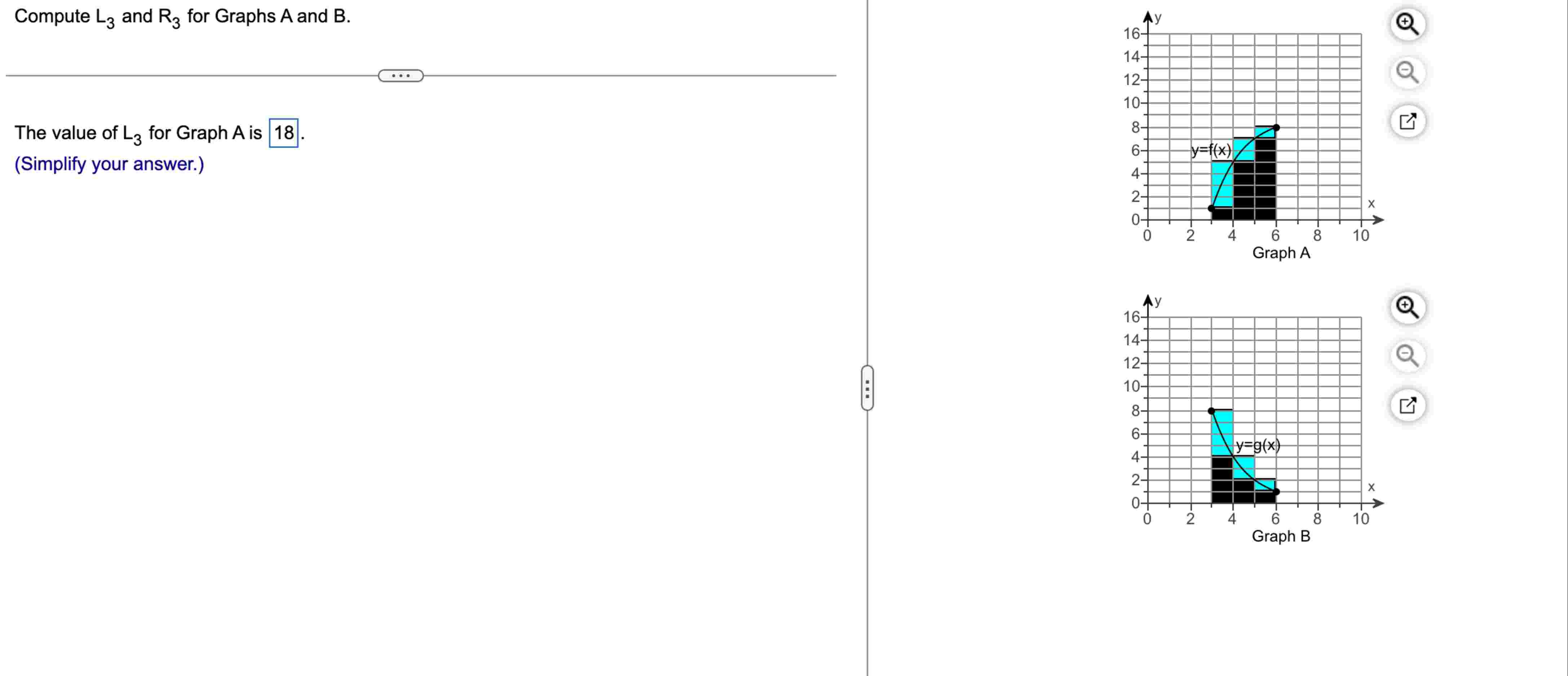 Compute L 3 and R 3 for Graphs A and B . The
