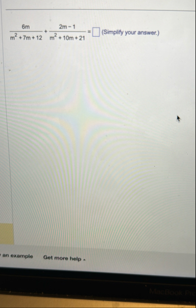 6 m m 2 7 m 1 2 2 m - 1 m 2 1 0 m 2 1 = , ( S i m