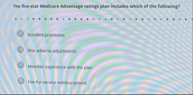 The five - star Medicare Advantage ratings plan