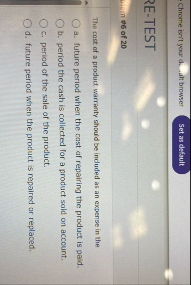 Chrome isn't your dc , ult browser RE - TEST Diem