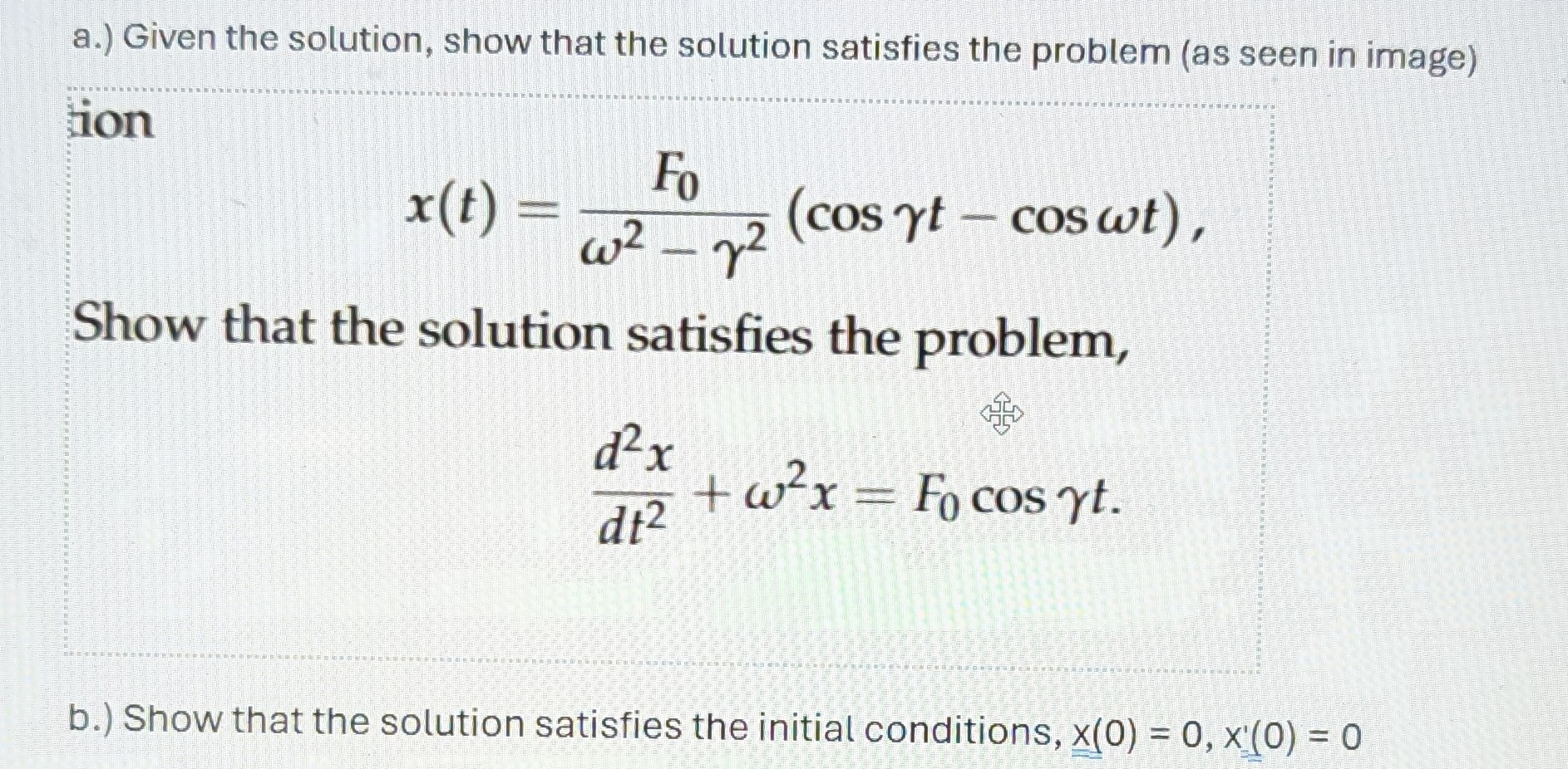 please show all work and steps a . ) Given the