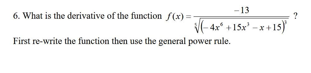 What i s the derivative o f the function f ( x )