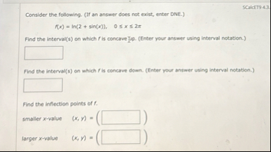 SCalcET 9 4 3 Consider the following. ( If an