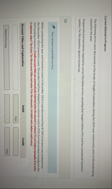 Current Attempt in Progress The following errors
