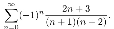 Find the sum o f * s h o w all the steps n = 0 (