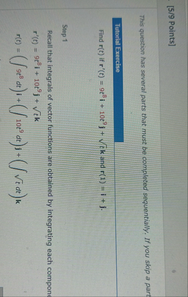 [ 5 / 9 Points ] This question has several parts