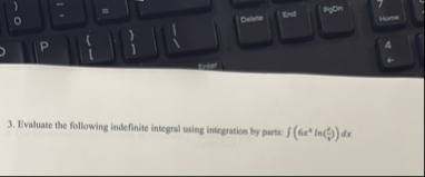 Evaluate the following indefinite integral using