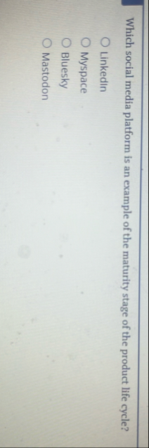 Which social media platform is an example of the