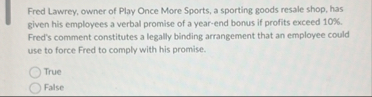 Fred Lawrey, owner of Play Once More Sports, a