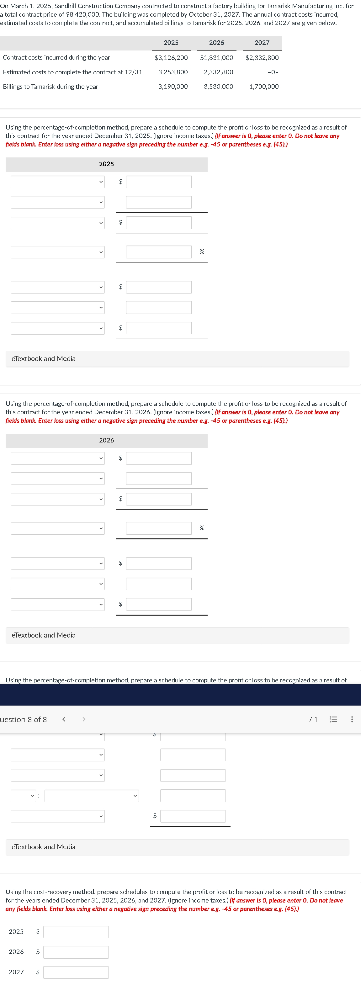 On March 1 , 2 0 2 5 , Sandhill Construction