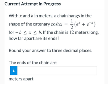 Current Attempt in Progress With x and b in