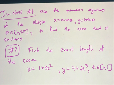 ( Solve in paper please ) In - class # 1 : Use