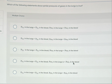 Which of the following statements about partial