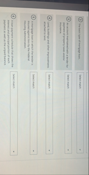 ( 2 ) The basic type of mortgage loan. An account