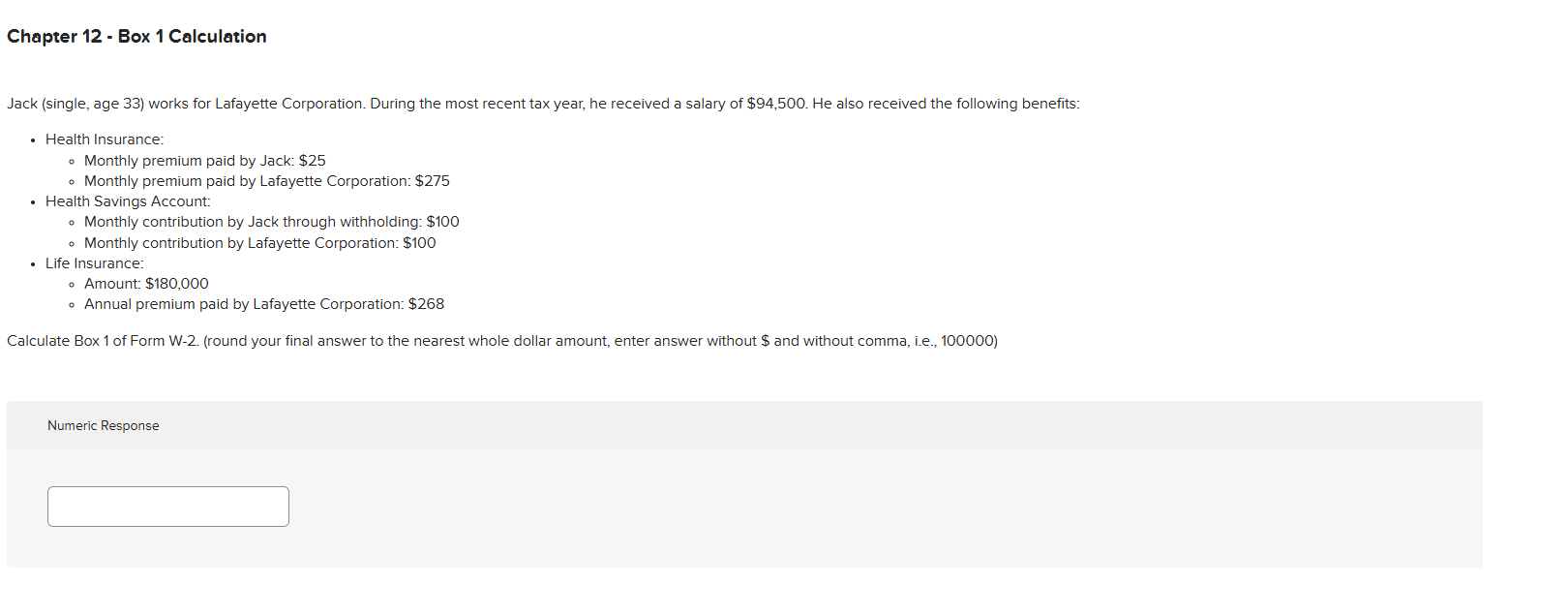 Chapter 1 2 - Box 1 Calculation Jack ( single ,