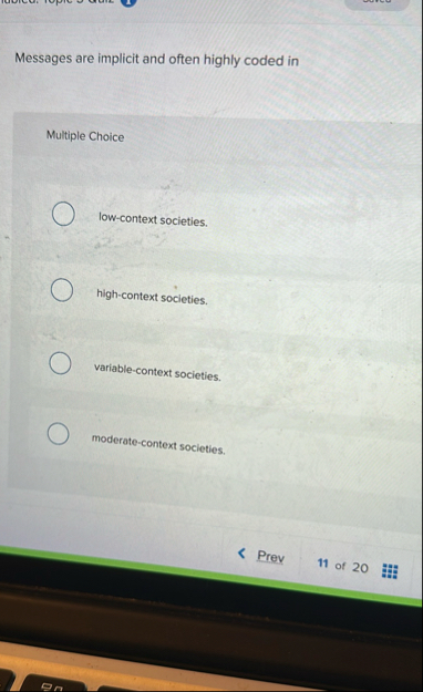 Messages are implicit and often highly coded in