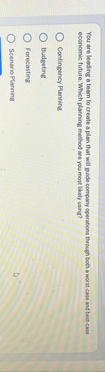 You are leading a team to create a plan that will