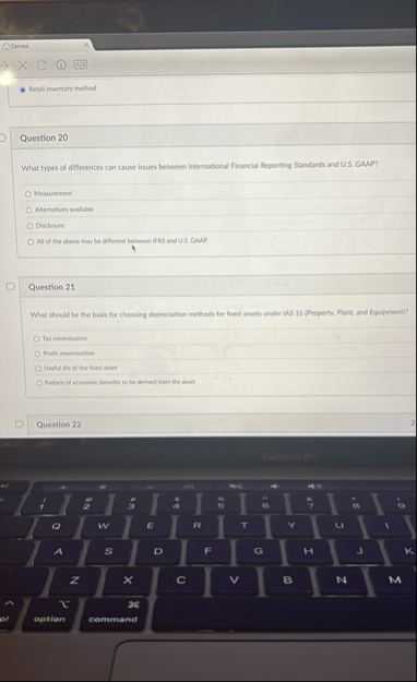 Reualinventsry method Question 2 0 What types of