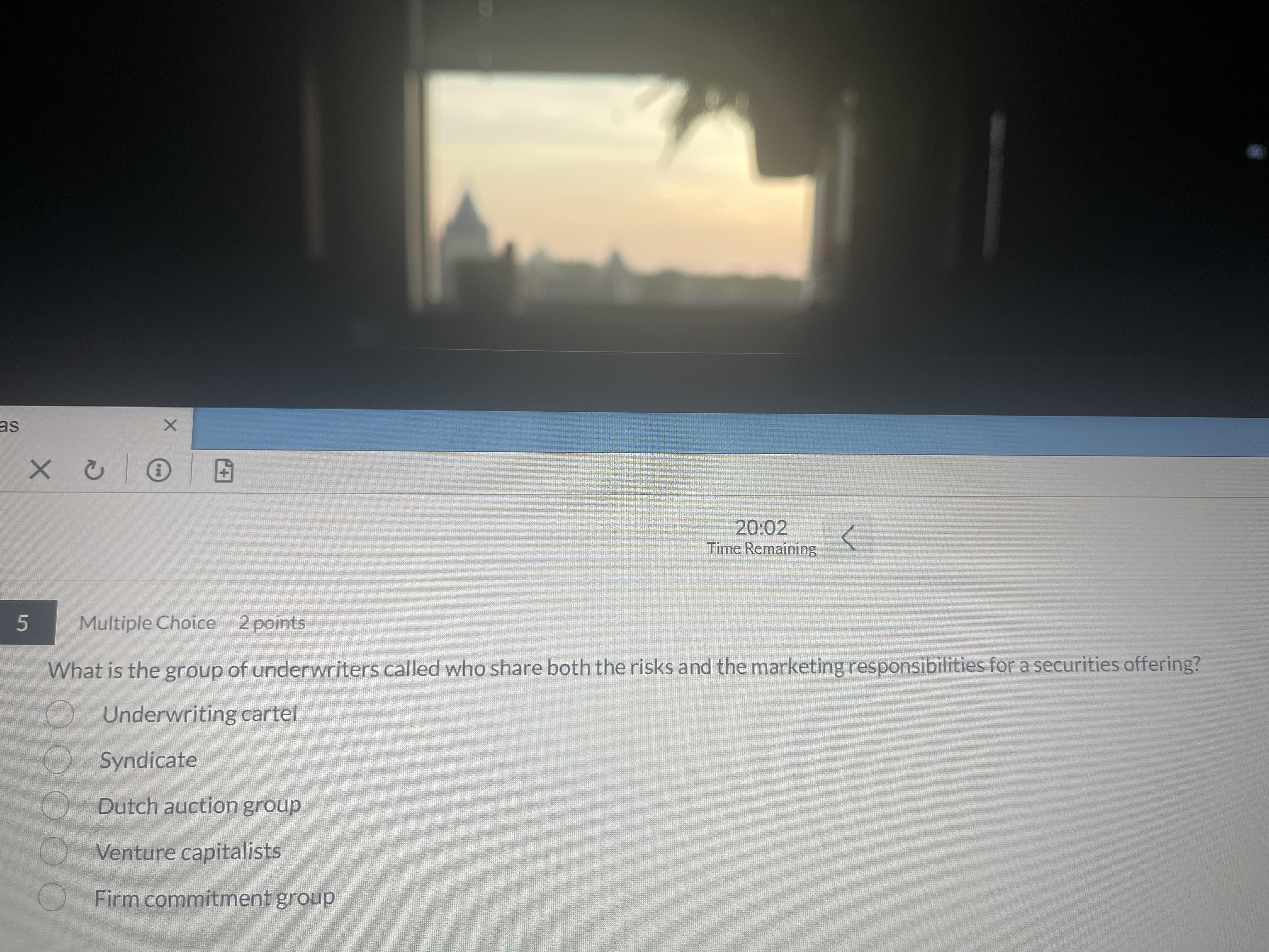 as 2 0 : 0 2 Time Remaining 5 Multiple Choice 2