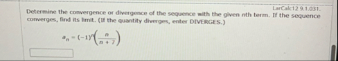 LarCalc 1 2 9 . 1 . 0 3 1 . Determine the