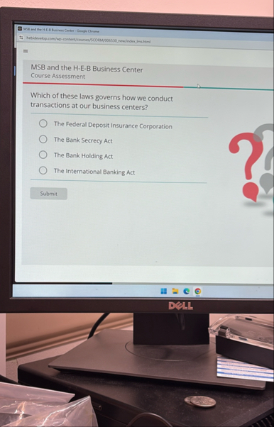 MSB and the H - E - B Business Center Course